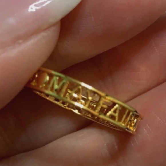 Sold out Vivienne Westwood signature logo band Ring - Picture 2 of 6